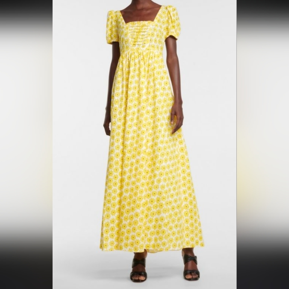 Diane Von Furstenberg Poppy Maxi Dress In Daisy Dot - Picture 2 of 12